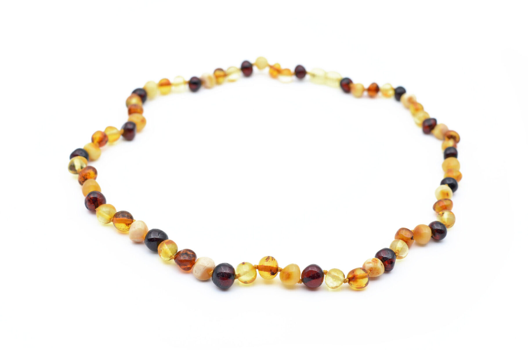 Polished Mix Amber Necklace