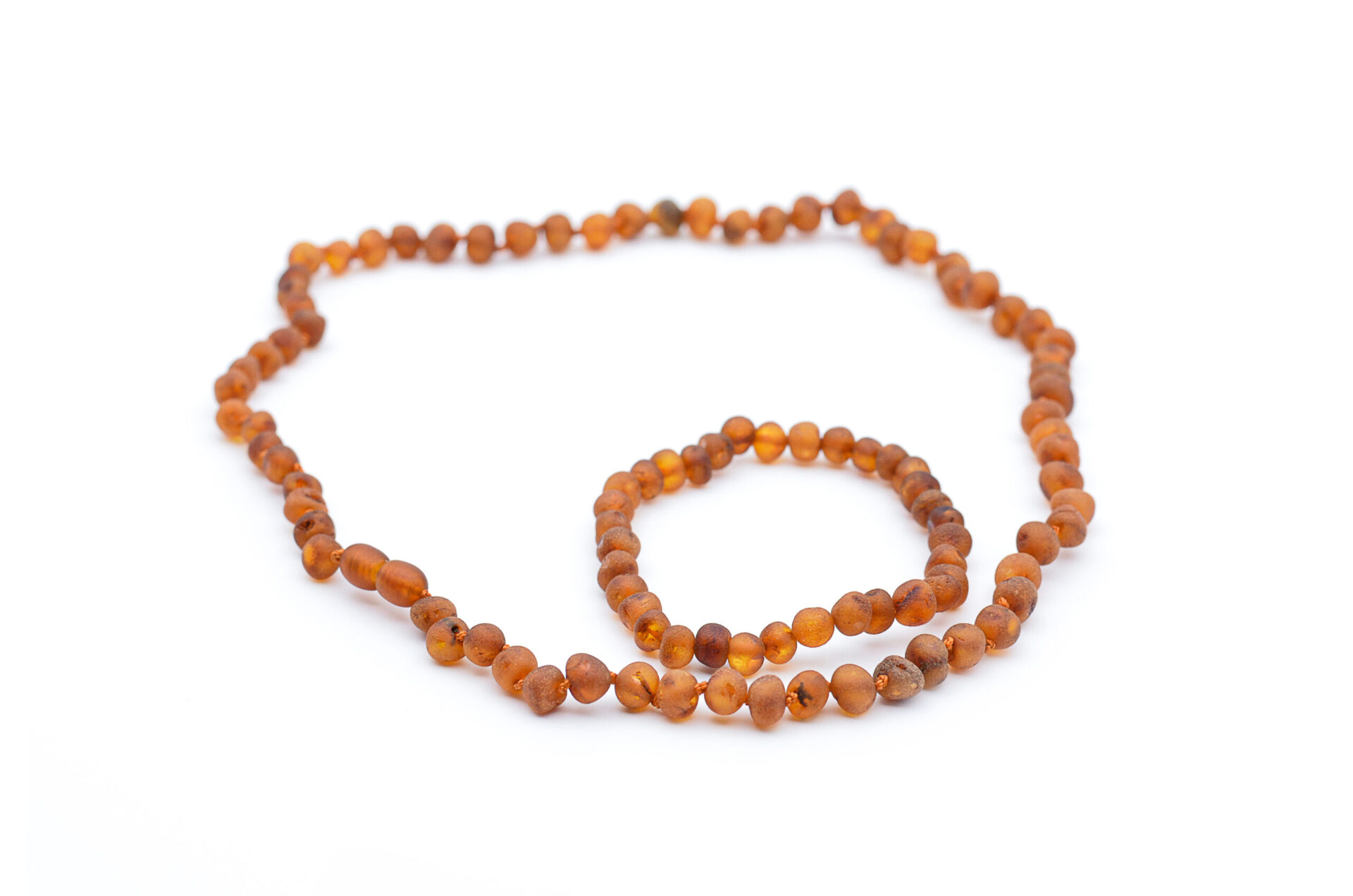 RAW Caramel Amber Necklace