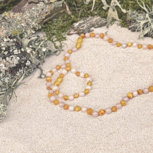 Raw honey rose quartz 2