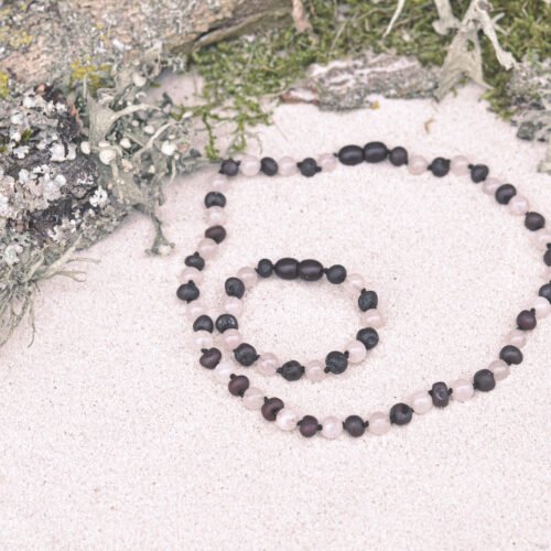 Raw cherry necklace 1